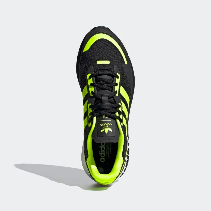 Adidas Men's ZX 1K Boost Shoes - Core Black / Solar Yellow / Matte Silver