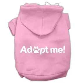 Adopt Me Screen Print Pet Hoodies Light Pink Size Lg (14)