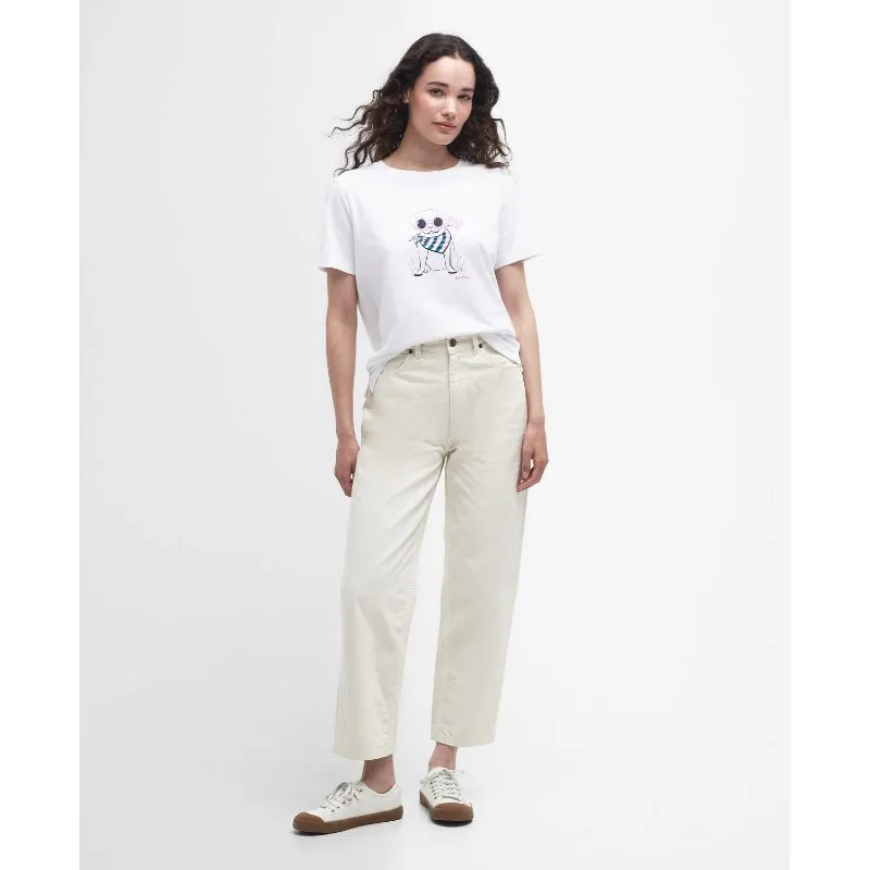 Barbour Honeywell Ladies T-Shirt - White