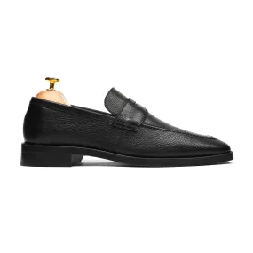 Blitzer - Men's Black Pebble Grain Leather Loafer