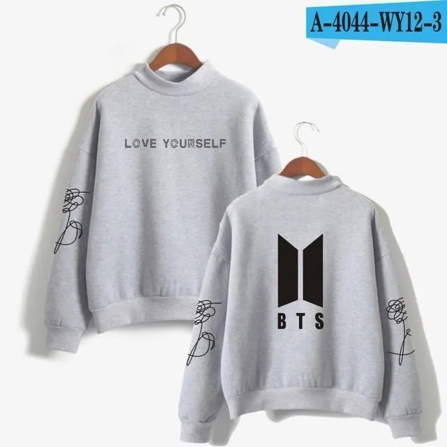 BTS  Love Yourself k pop Women Hoodies Sweatshirts