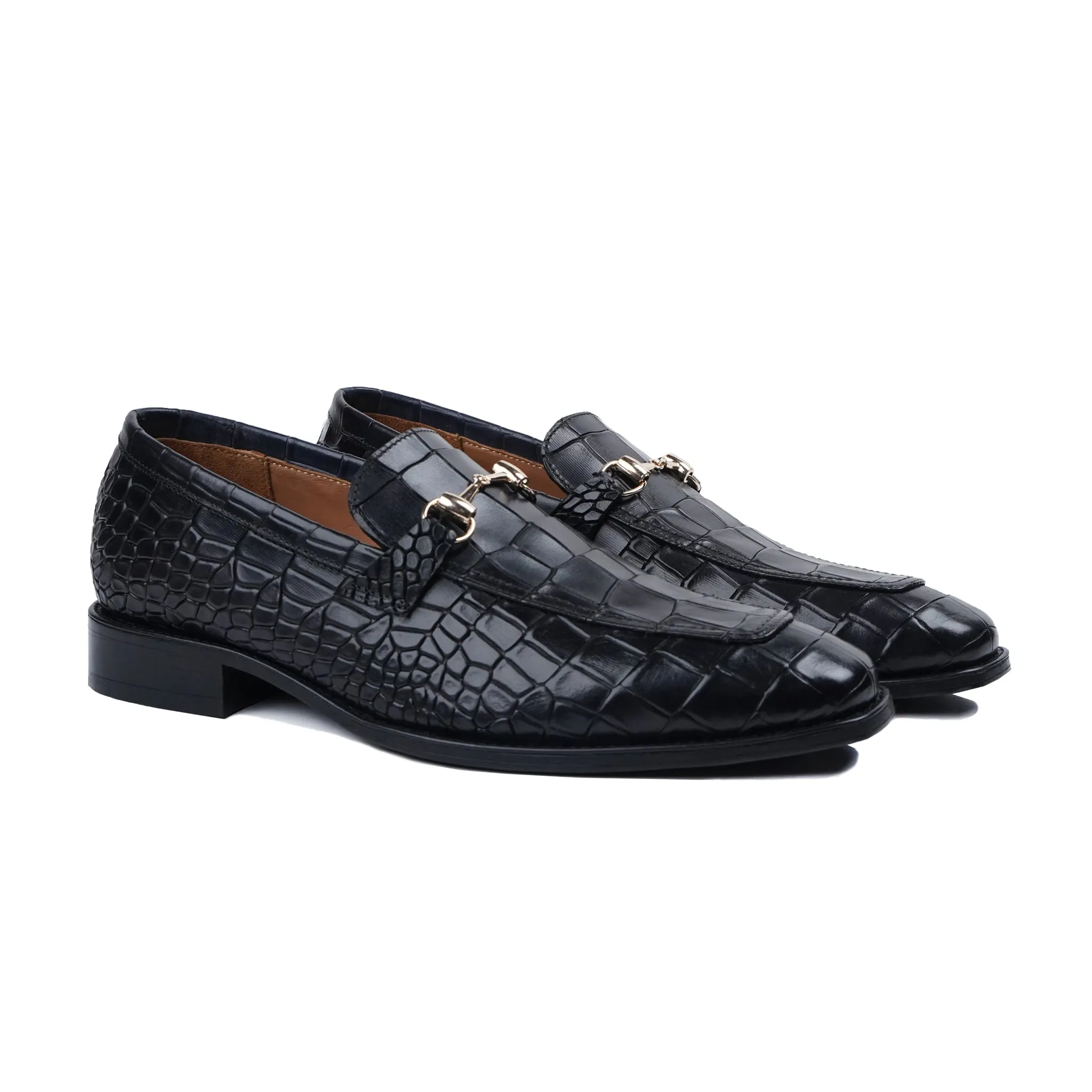 Burlington - Men's Black Calf Leather Loafer