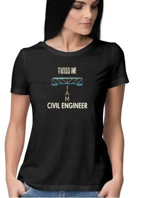 Civil Engineer T Shirt for Women D46