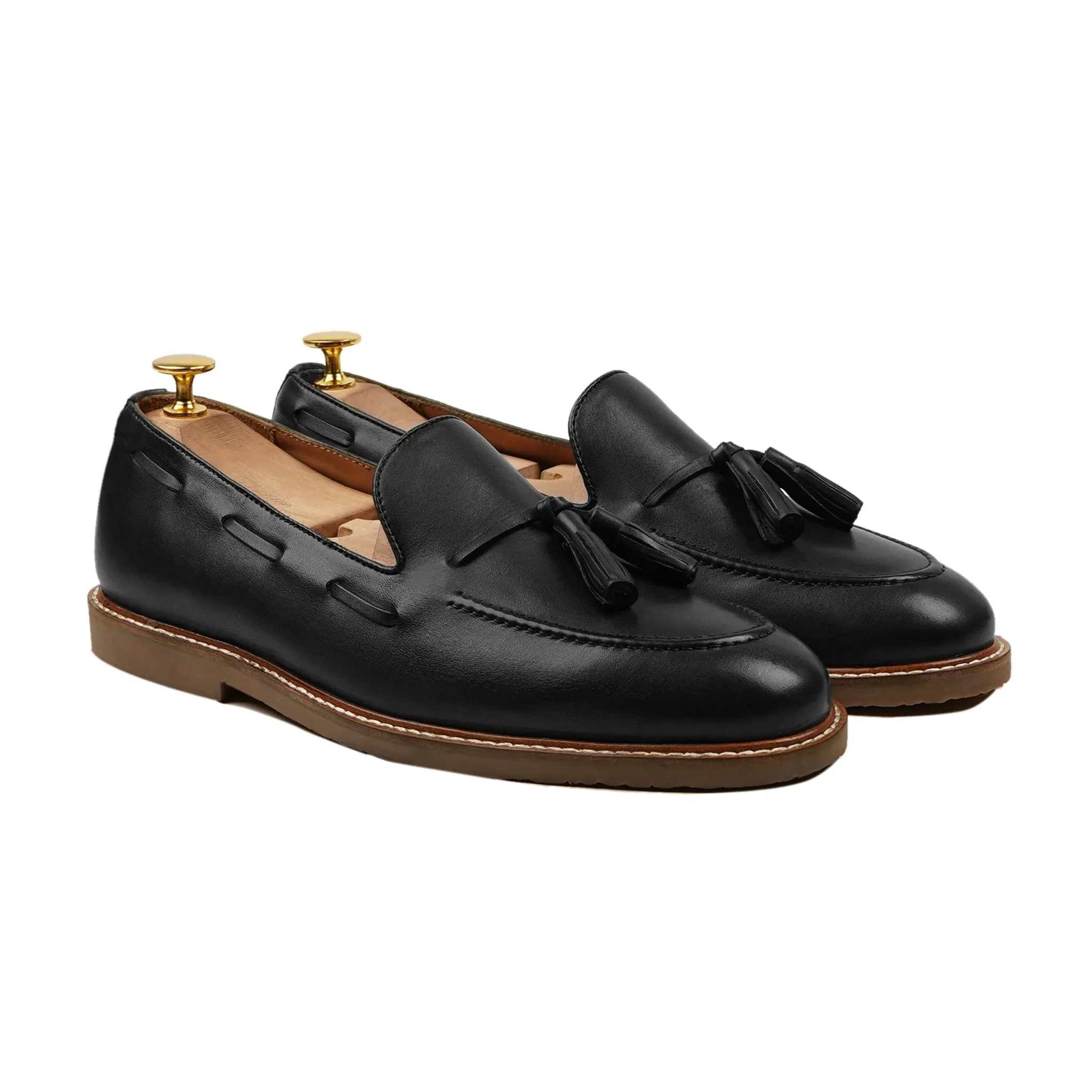 Davenport - Men's Black Calf Leather Loafer