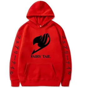 Fairy Tail Hoodies Men Women Long Sleeve Sweatshirt Manga Graphic Hoodies Oversized Harajuku Cosplay Clothes