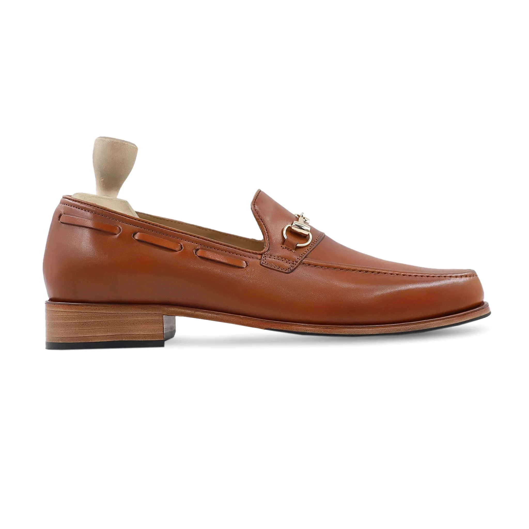 Mamoru - Men's Tan Calf Leather Loafer