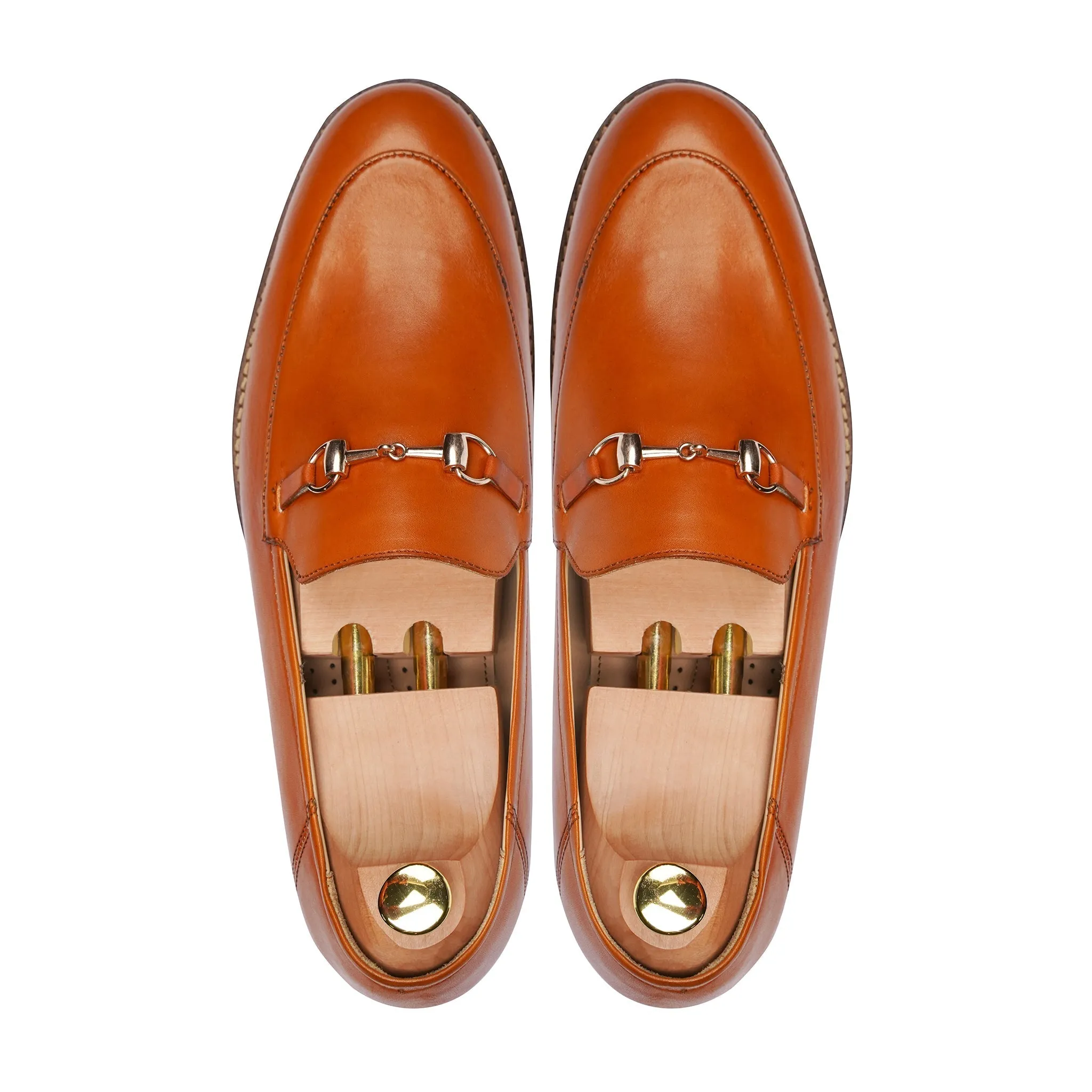 Patenza - Men's Tan Calf Leather Loafer