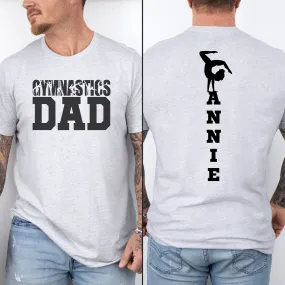 Personalized Gymnastics Dad Shirt