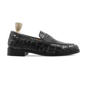 Ulvila - Men's Black Calf Leather Loafer