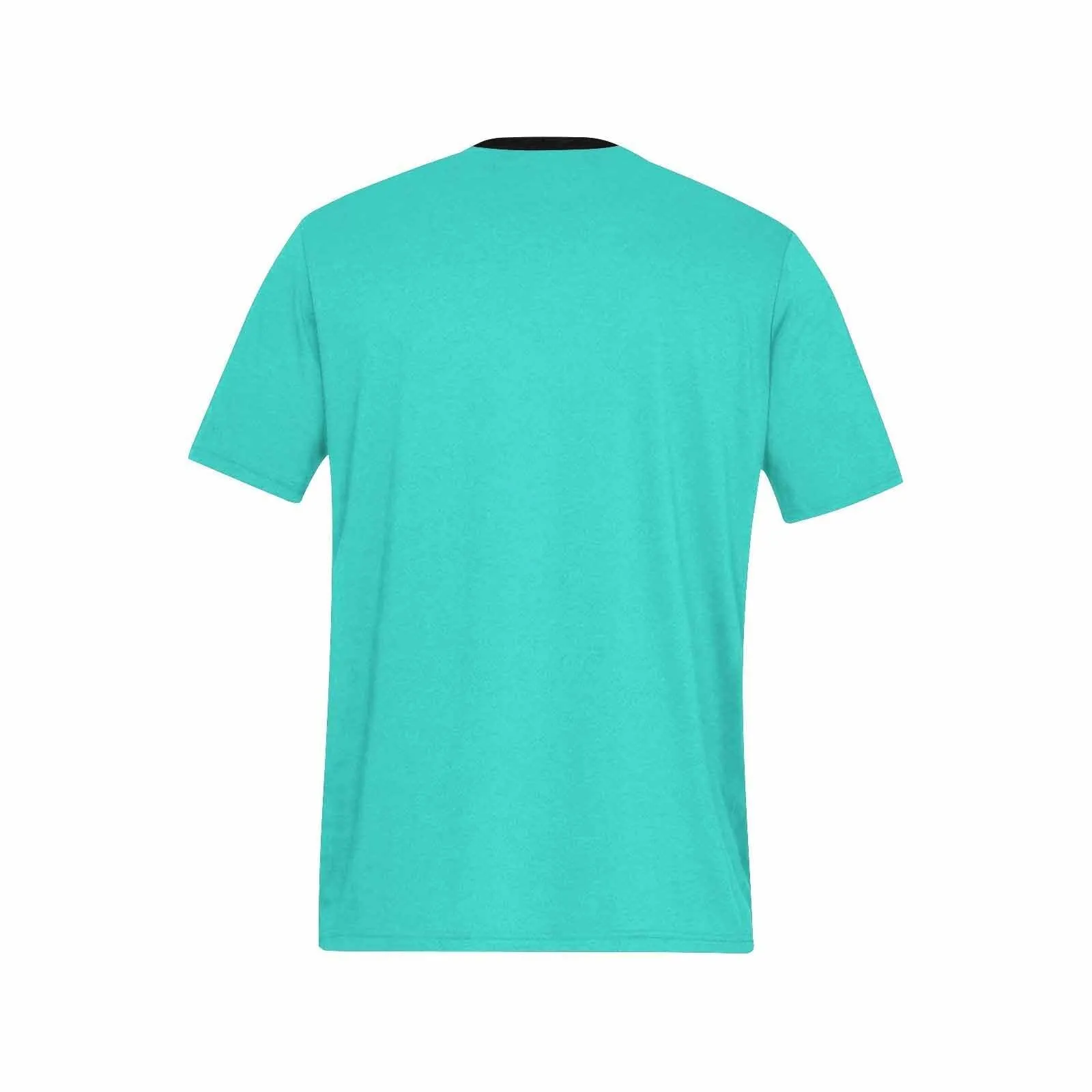 Uniquely You Mens T-Shirt /  Turquoise     - Short Sleeve Casual Shirt