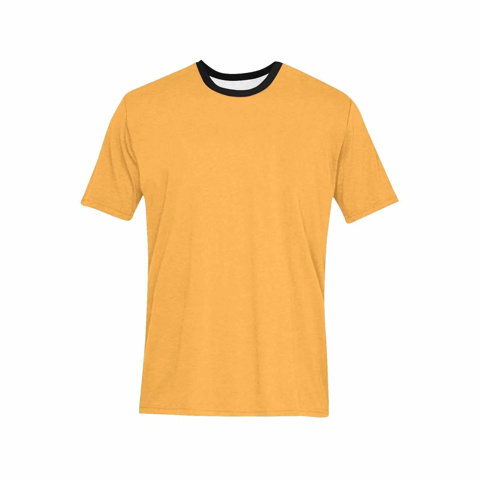 Uniquely You Mens T-Shirt /  Yellow Orange     - Short Sleeve Casual Shirt