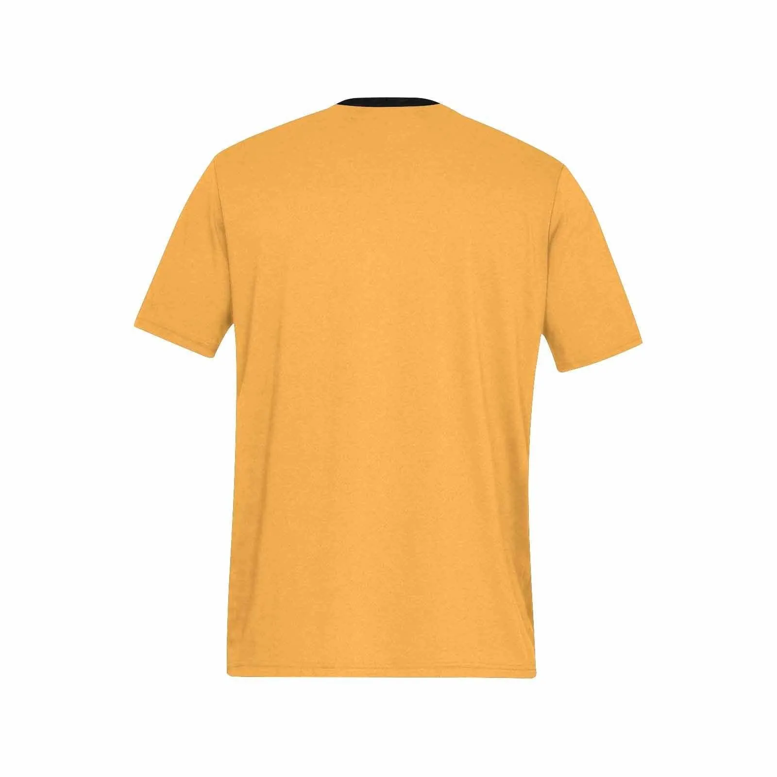 Uniquely You Mens T-Shirt /  Yellow Orange     - Short Sleeve Casual Shirt